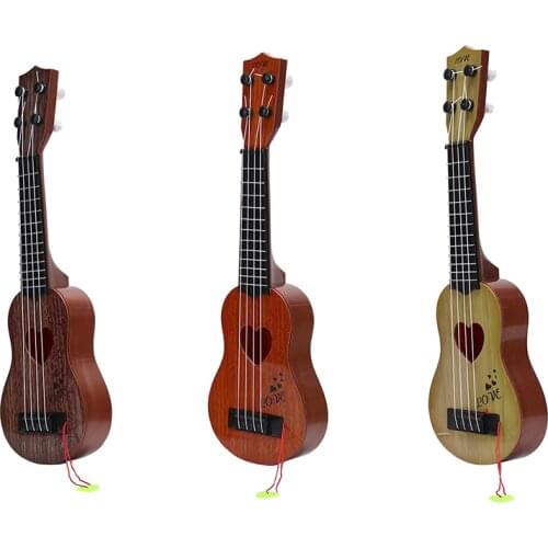 Mini Beginner Safe Classical simple Ukulele Guitar 4 Strings Educational Musical Concert Instrument Toy for Kids Christmas Gift