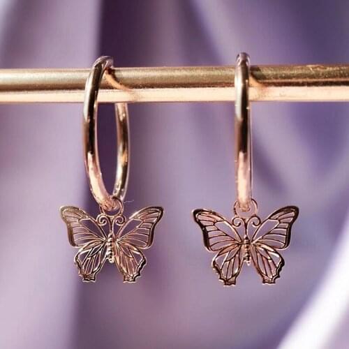 MouChuKi Women's Gold Earrings