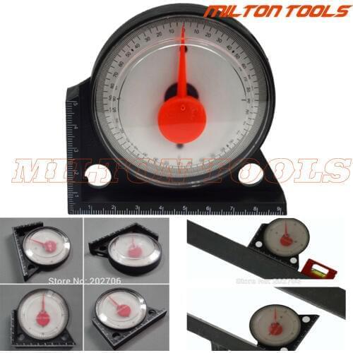 Cheap slope angle meter mini Inclinometer Protractor Tilt Level Meter Angle Finder Clinometer with magnetic base