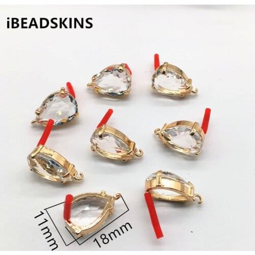 New arrival! 18x11mm 30pcs/lot Silver needle Crystal Stud earring/earrings accessories/Earring parts for Earring jewelry DIY
