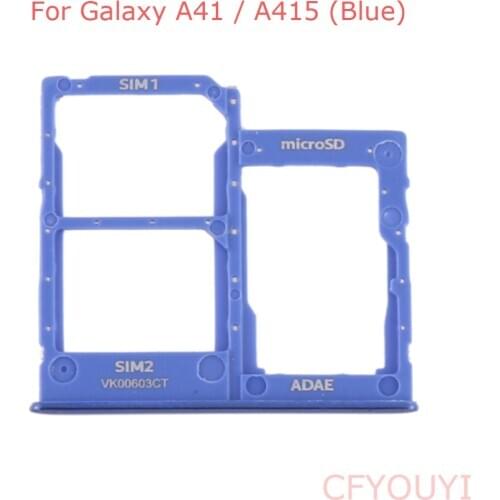 New Dual SIM + Micro SD Card Tray Holder Slot Repair Part For Samsung Galaxy A41 A415