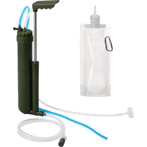 Portable Water Filter 0.01 Micron Water Purification Survival Gear for Hiking Camping Travel Emergency Preparedness