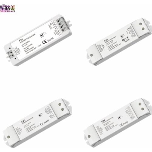 DC5-36V 12V 24V 1CH 2CH 3CH 4CH Channel Constant Voltage PWM Power Repeater Single Dual color RGB RGBW CV Signal Amplifier