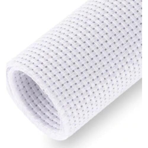 9TH oneroom 11 Count (11 CT) 50X50cm Aida Cloth Cross Stitch Fabric white Best Quality Free Shipping