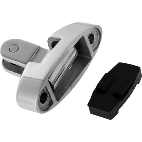 Universal Fit Bimini Top Fitting Corrosion Resistance 316 Stainless Steel 150° Swivel Mount Deck Hinge 70 x 25 x 45mm
