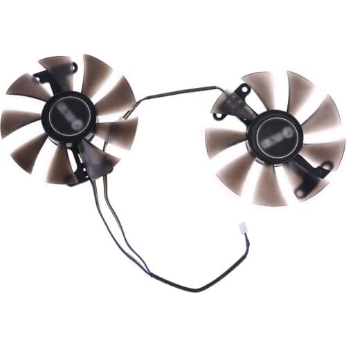 2pcs 87mm GA91S2U GPU VGA Card Cooler Fan for Palit GeForce GTX 1080 1070Ti 1070 1060 960 950 Dual Video Card