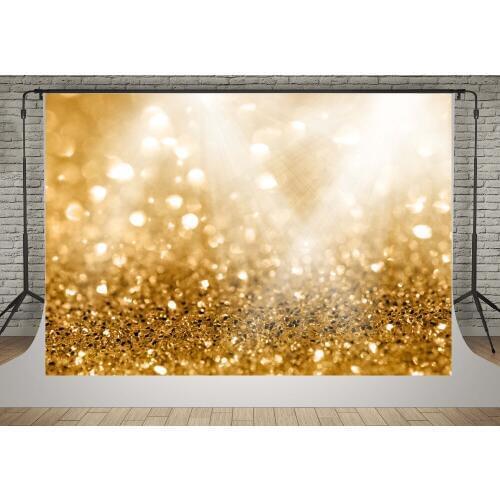VinylBDS 10x10ft Gold Bokeh Wedding Photography Backdrop Highlight Backgrounds Fantasy For Children Backgrounds For Photo Studio