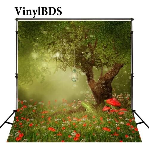 VinylBDS Children Photo Background Forest Background Fairy Tale World Cartoon Photo for Children Photos studio shoot