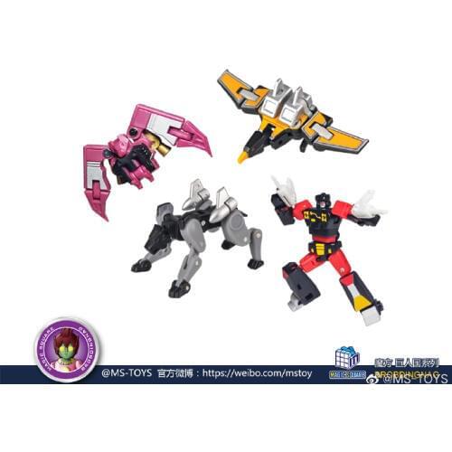 Transformation Magic Square MS-B28 MSB28 Voice Ripple Cassette Tapes Set Of 4 Robot Action Figure Toy Gift