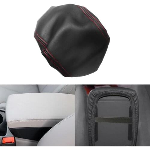 Microfiber Leather Car Interior Center Control Armrest Box Cover Protective Trim For VW Passat B6 2005 2006 2007 2008 2009