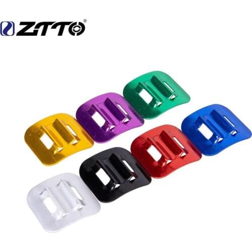 1pc Aluminum Alloy Conductor Seat C Type Buckle 3M Back Glue Bicycle Oil Pipe Fixed Seat Frame Line Crossing Device