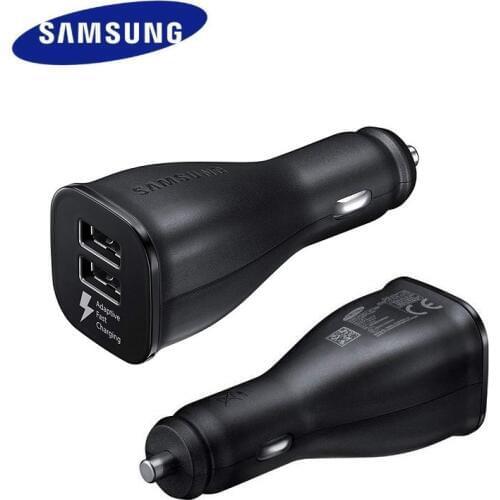 100% Samsung Original Car Charger Galaxy S8 S9 S 9 Plus Fast Charger USB Type-C Adaptive Travel Charging 9V1.67A & 5V2A Note 8 9