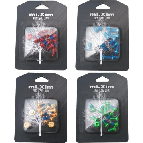 12Pcs Rustproof M5x8mm Screw Brake Disc T25 Brake Rotor Bolts Rack Screws