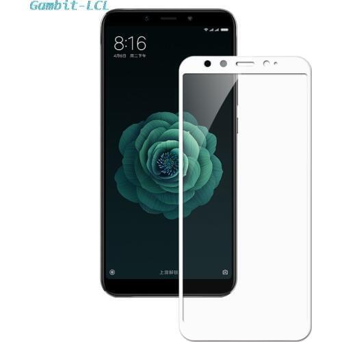 2PCS For Xiaomi Mi A2 5.99" Screen Protector Full Cover Tempered Glass Protective 9H 2.5D Film For Xiaomi Mi 6X