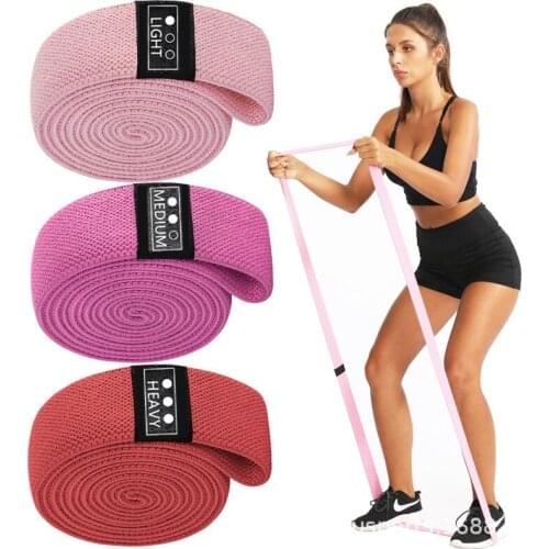3Pcs/Lot Hip Loop Yoga Resistance Bands Fitness Strength Rubber Bands Gym Training Elastic Band Anti-Slip Squats Expander