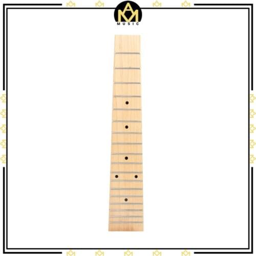 23 Inch Ukulele Fretboard 18 Frets Selected Maple Fingerboard with Black Dots Concert Uke Hawaii Guitar Parts Accessories