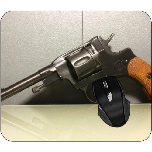Gaming Mouse Pad Weapon Revolver Wall Mouse Mat