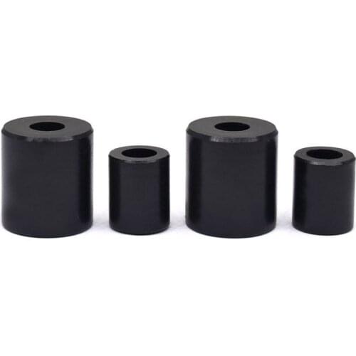 1000pcs Black ABS isolation column plastic sleeve nylon support hollow cylindrical circular through hole