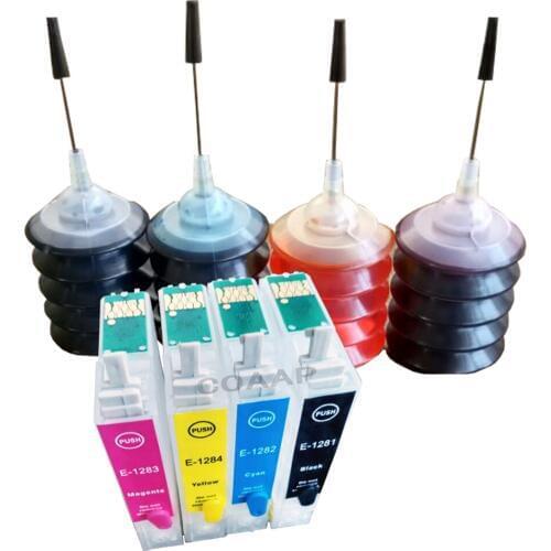 T1281 T1282 T1283 T1284 compatible Ink cartridges for Stylus SX125 SX130 SX445W Printer