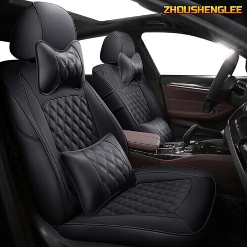 ZHOUSHENGLEE Custom Leather car seat cover For Dongfeng AX5 AX4 E70 AX7 S30 H30 CM7 S500 360 370 330 580 IX5 P16 S16 car seats
