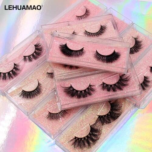 Makeup 3D Mink Eyelashes Mink Lashes soft Lashes Natural Long Eyelashes 100% Cruelty free Dramatic Lashes Cross False Eyelashes