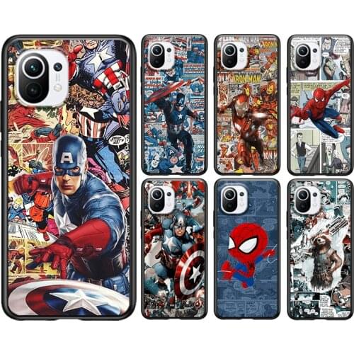 Чехлы для телефонов Xiaomi Mi 11 MARVEL China At AliExpress