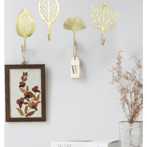 Wall Hooks for Hanging Clothes Umbrella Scarves Creativity Home Decoration Hook Wall Gold Hangers on wall Hook Holder Clothes