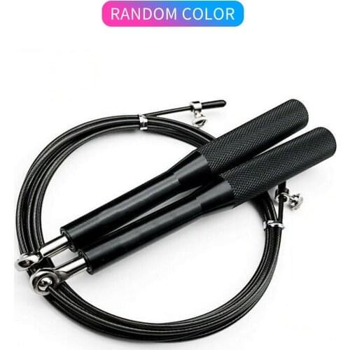 Staaldraad Skipping Overslaan Adjustable Jump Rope Crossfit Fitness Oefening Workout 3 Meter Snelheid Training Thuis Fit