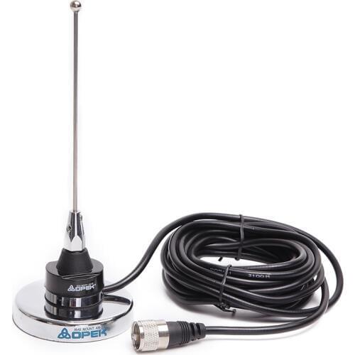 NC-450M UHF 400-520MHZ NMO Magnet Mount RG-58U 14FT/4M Coaxial Cable PL-259 Plug Mobile Communication Radio Antenna