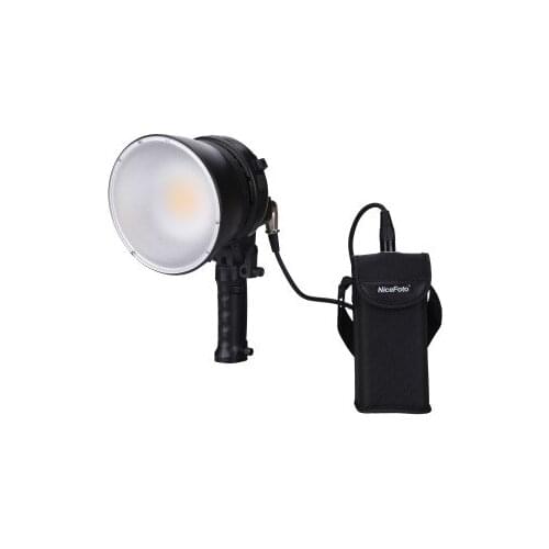 NiceFoto HB-600B 60W Outdoor LED video light battery light carry bag continus light 5500K for camera DSLR photography