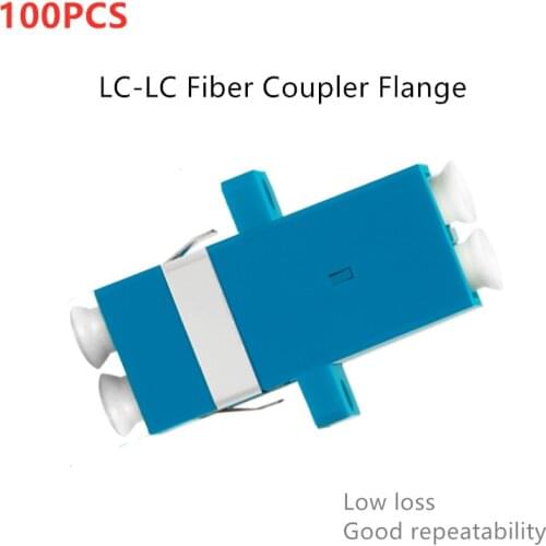 Low Loss LC-LC fiber optic adapter Duplex flange coupler LC to LC Connector Fiber Optic Flange Optical Attenuator