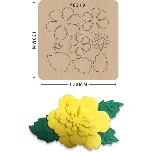 New 2021 Cutting Mold Folding Flower For Making Decorative Items Mold Templates Suitable For General Big Shot And Sizzix Machine