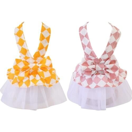 Pet Dog Clothes Dress Sweety Princess Dress Teddy Puppy Wedding Dresses For Small Medium Dogs Pet Accessories