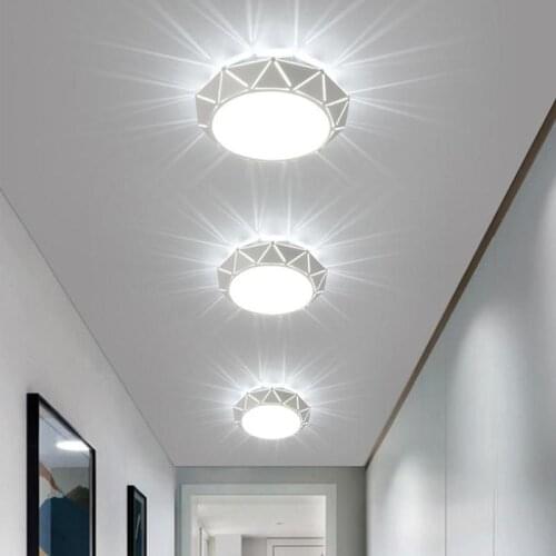 Office 3-color led light ceiling lamps Entrance LED commercial Lighting Corridor Modern down Spotlights LED Ceiling Lighting
