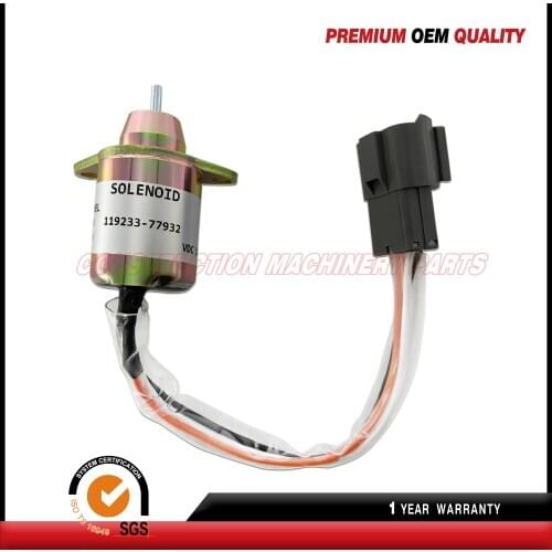 Fuel shutdown Shut Off solenoid For Yanmar 119233-77932 Woodward 1503ES-12S5SUC12S