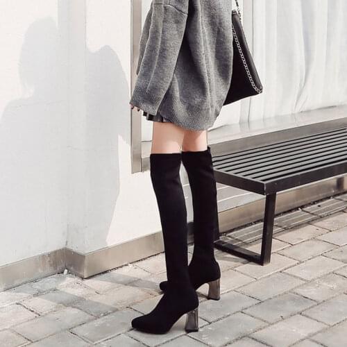 OUZUOXING Women's High Boots