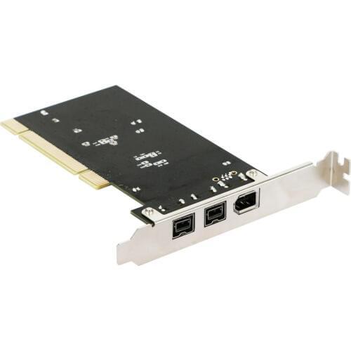 PCI Combo Add on Cards 2x IEEE 1394B 9 Pin & 1x 1394A 6 Pin 1394 Extension Adapter PCI Controller Card for Firewire Destop PC