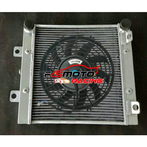 Right Side Aluminum Radiator For Lamborghini Gallardo SE Coupe 2003-2018, Gallardo Spyder 2005-2011 5.0L V10 & OR With FAN