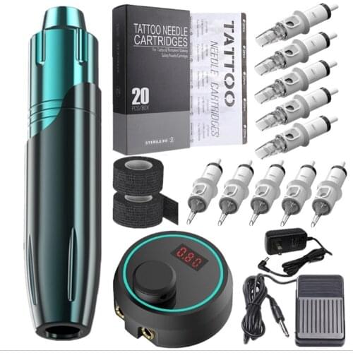 Rotary Tattoo Machine Beginner Set Tattoo Pen Tattoo-machine Pen Mast Tattoo Supplies Tattoo Kit Makeup Kit Tattoo Gun