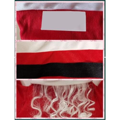 Christmas Pendant Home Decoration Santa Claus Clothes Window Door Hanging Drop Ornaments Outdoor Farmhouse