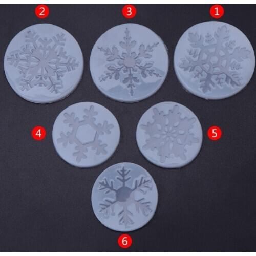 Silicone Mold Snowflake Christmas DIY Crafts Jewelry Making Pendant Epoxy Resin jewelry accessories
