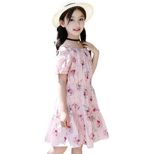 Sponge duckling Summer Dresses For Girls