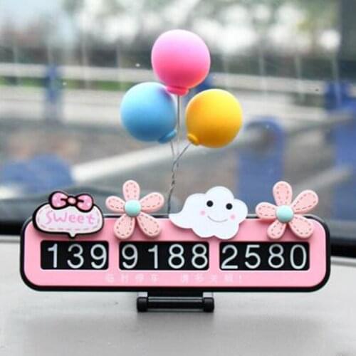 Temporary parking number plate hidden car moving car moving phone number plate car creative cartoon car supplies