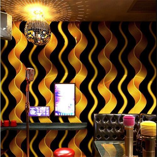 Wellyu Ktv wallpaper karaoke flash wall cloth 3d reflective special bar theme box corridor aisle background wall paper