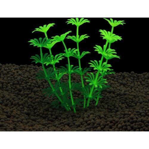 1 Pcs Fish Tank Landscape Green Artificial Plastic Grass Fish Tank Ornament Water Plant Aquarium Landscape Decor