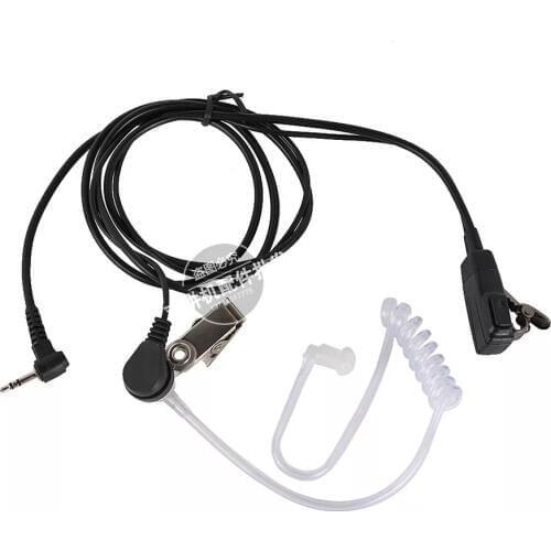 10pcs/lot 2.5mm plug the air tube acoustic headphone for motorola T5720 T5428 T200 T400 T5 T6 etc talk about walkie talkie