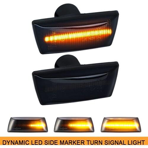 2x LED Side Marker Repeater Indicator Light for Opel Adam 2012~ Insignia A MK1 Astra H Zafira B Corsa D Meriva B MK2