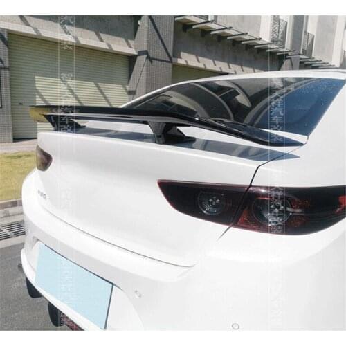 CEYUSOT For GT Universal Spoiler Accessories Japanese Cars Mazda Honda ABS Plastic Material Trunk Rear Lip WING Tail Body Kit