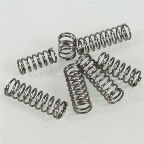 5PCS Compression Spring 0.8mm Wire Diameter 5-50mm Length 8mm OD Small Springs