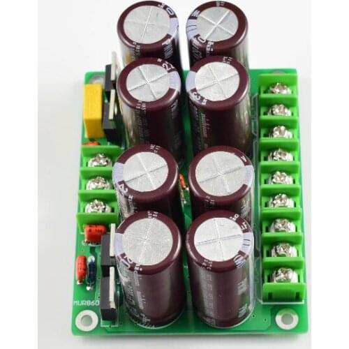 L MX Series 50V3300UF *8 + MUR860G * 4 DIY KITS / Finished Board Power Supply Board for Power Amplifier AMP Board HIFI Stereo